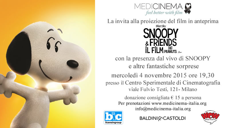 Anteprima del film "Peanuts"