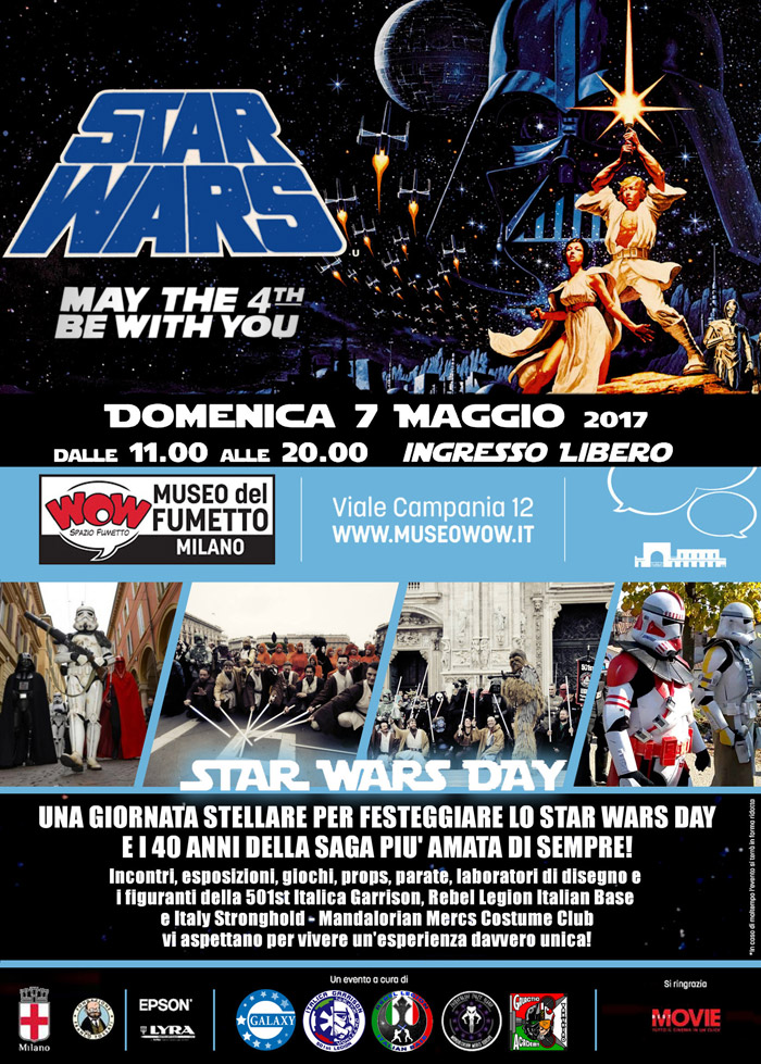 Locandina Star Wars Day Milano Locandina Star Wars Day Milano